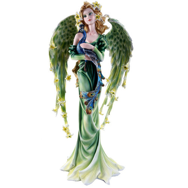 Peacock Fairy Figurine Pea-fairy Statue